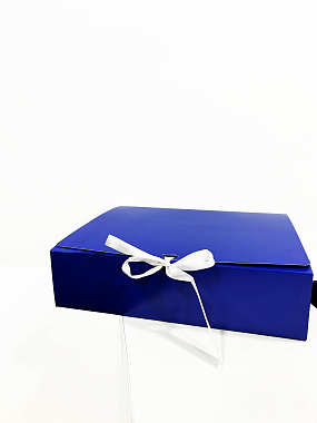Подарочная коробка синяя