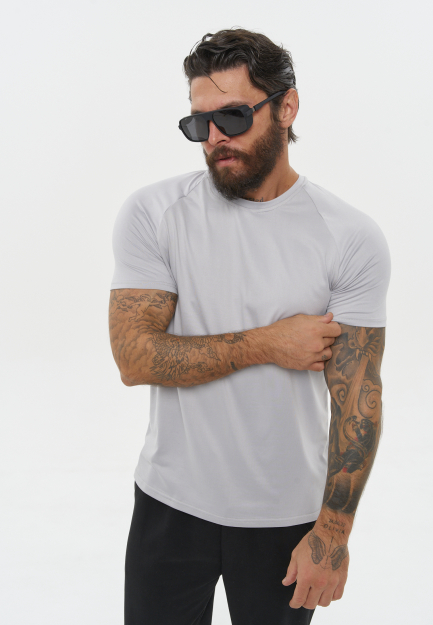 Футболка WINNER BM light grey microfiber