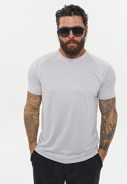 Футболка WINNER BM light grey microfiber